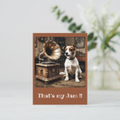 「主人の声」 ポストカード (スタンド正面)