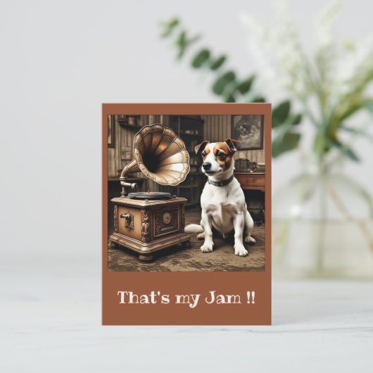 「主人の声」 ポストカード (スタンド正面)