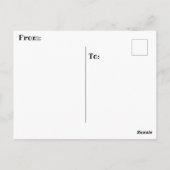 「主人の声」 ポストカード (裏面)