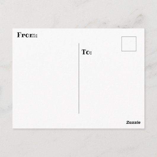 「主人の声」 ポストカード (裏面)