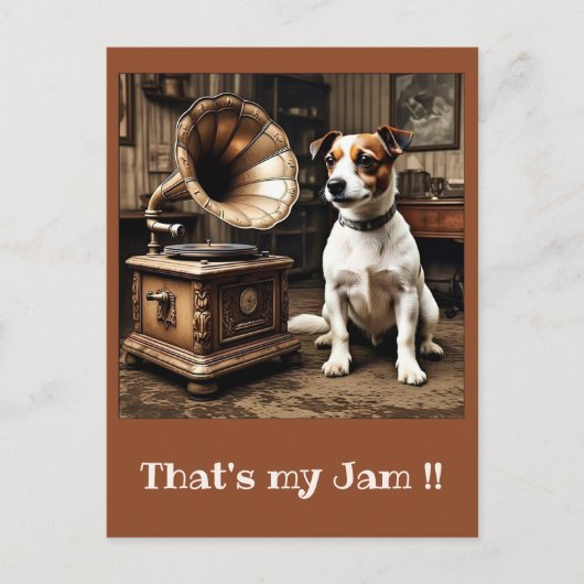 「主人の声」 ポストカード (正面)