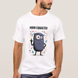 主人公おもしろエイリアンマスコットギフト Tシャツ