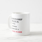主任看護師のステータス コーヒーマグカップ (正面左)