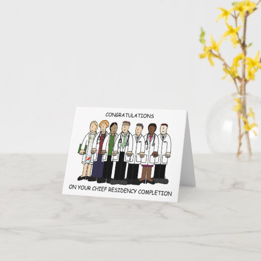 主任研修修了おめでとう カード (黄色い花)