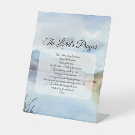 主伝統的の祈りの言葉 台座サイン