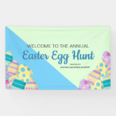 主催カスタムのイースター卵狩り看板 横断幕 (横)