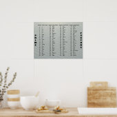 主因 ポスター (キッチン)