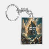 主威厳のあるの登城は私の岩 キーホルダー (正面左)