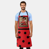 主婦おもしろいエプロン エプロン (着用した状態)