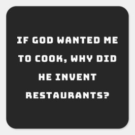 主婦おもしろい引用文、私は料理嫌いおもしろい スクエアシール