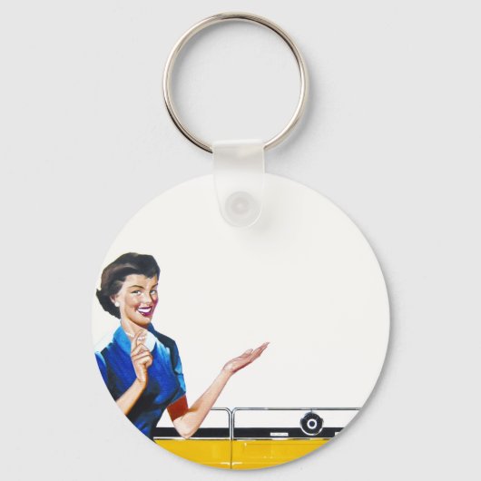 主婦と新しいウォッシャー キーホルダー (正面)
