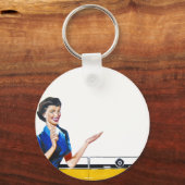 主婦と新しいウォッシャー キーホルダー (正面)