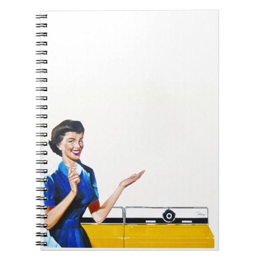 主婦と新しいウォッシャー ノートブック (正面)