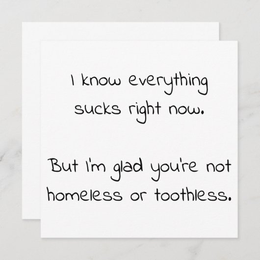 主婦のファン実在のための勇気付けられるカード (正面/裏面)