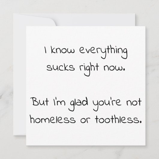 主婦のファン実在のための勇気付けられるカード (正面)