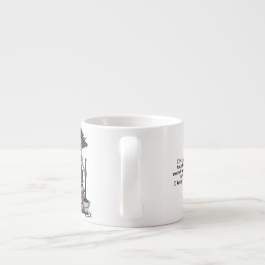 主婦のユーモア エスプレッソカップ (裏面)