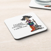 主婦のユーモア コースター (左側)