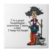 主婦のユーモア タイル (正面)