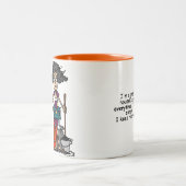 主婦のユーモア ツートーンマグカップ (中央)