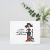 主婦のユーモア ポストカード (スタンド正面)