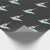 主婦の世帯Appliのための掃除機のギフト ラッピングペーパー (角)