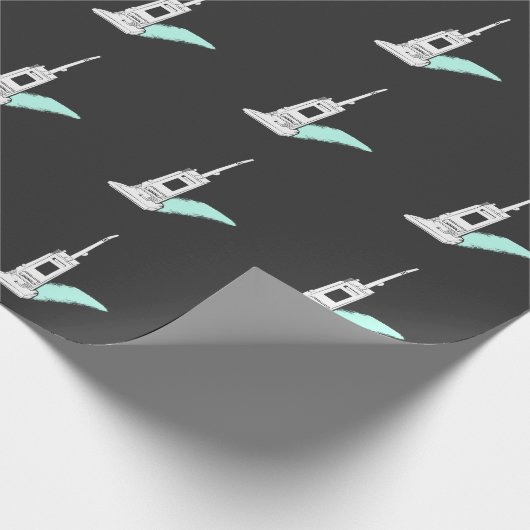 主婦の世帯Appliのための掃除機のギフト ラッピングペーパー (角)