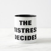主婦は決定します マグカップ (中央)