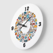 主室時計 ラージ壁時計 (傾斜)