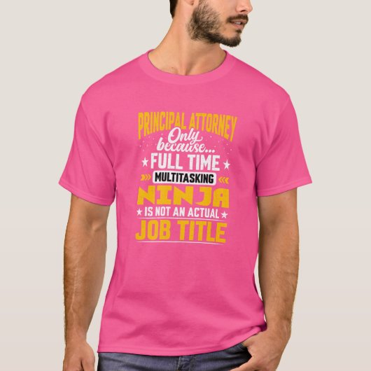 主弁護士職名主Advoc Tシャツ (正面)