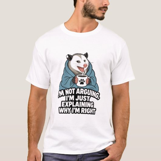 主張しないポッサム Tシャツ (正面)