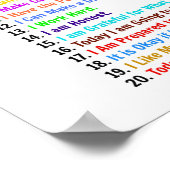 主張前向きポスター – 戦士マインドセット ポスター (角)