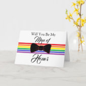 主張男ウエディングパーティーカード カード (黄色い花)