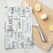 主張 キッチンタオル (四つ折り)