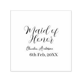 主役の女性 紫 名前 日付 ピンク パステル ウェディングドレス セルフインキングスタンプ