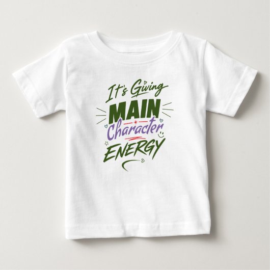 主役エネルギーを放出 – オーナーになろう ベビーTシャツ (正面)