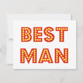 主役 招待状 (正面)