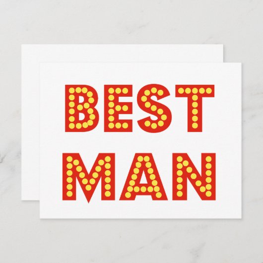 主役 招待状 (正面/裏面)