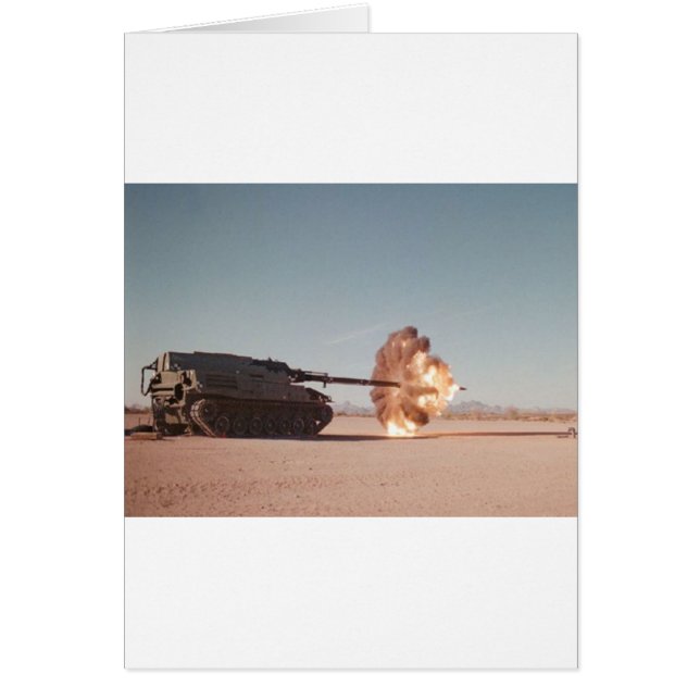 主戦闘戦車の発砲 (正面)