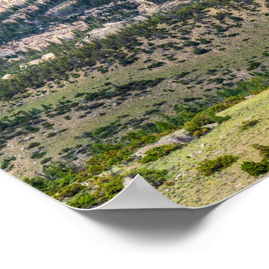 主救済から来た。山。目を上げる ポスター (角)