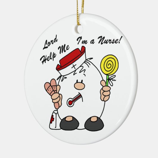 主救済私はナース セラミックオーナメント (左)