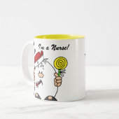 主救済私はナース ツートーンマグカップ (正面左)