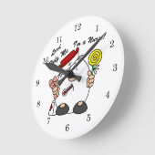 主救済私はナース ラウンド壁時計 (傾斜)