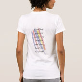 主救済私 Tシャツ (裏面)