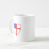 主教盾のマグ コーヒーマグカップ (正面左)