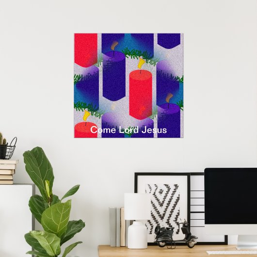 主来イエス ポスター (ホームオフィス)