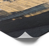 主正面と南正面 ポスター (角)