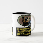 主流媒体のマグ ツートーンマグカップ (正面右)