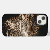 主演のマダラヒョウ iPhoneケース (裏面横)