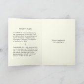 主祈りの言葉「パターポスター」父イエス カード (内部)