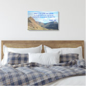 主素晴らしだ！ キャンバスプリント (インサイチュ (寝室))